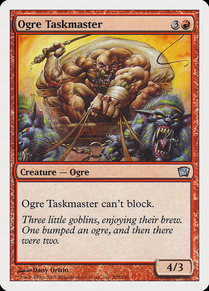 Ogre Taskmaster [Ninth Edition] | Chromatic Games