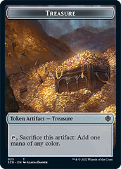 Treasure // Treasure Double-Sided Token [Starter Commander Decks] | Chromatic Games