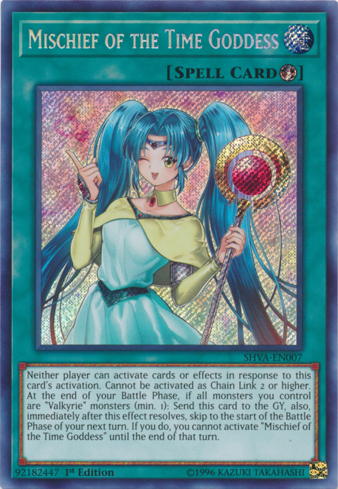 Mischief of the Time Goddess [SHVA-EN007] Secret Rare | Chromatic Games