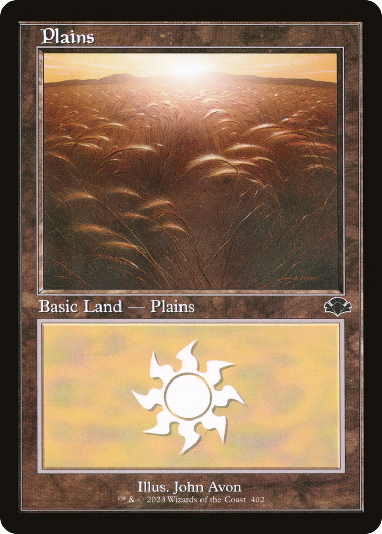 Plains (402) (Retro) [Dominaria Remastered] | Chromatic Games