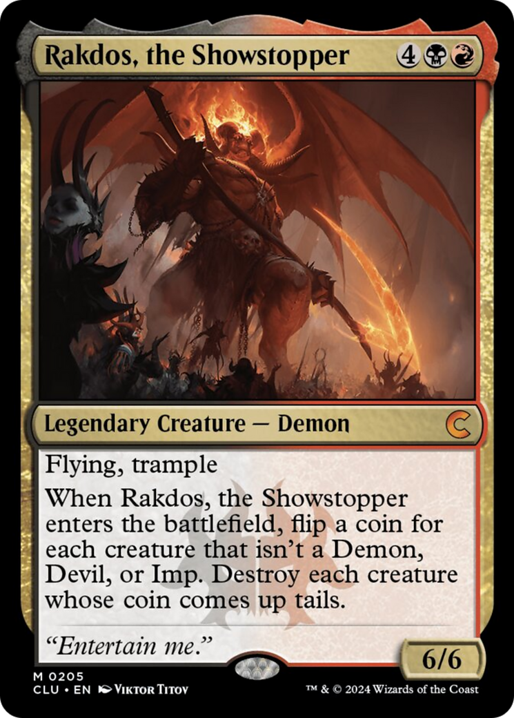 Rakdos, the Showstopper [Ravnica: Clue Edition] | Chromatic Games