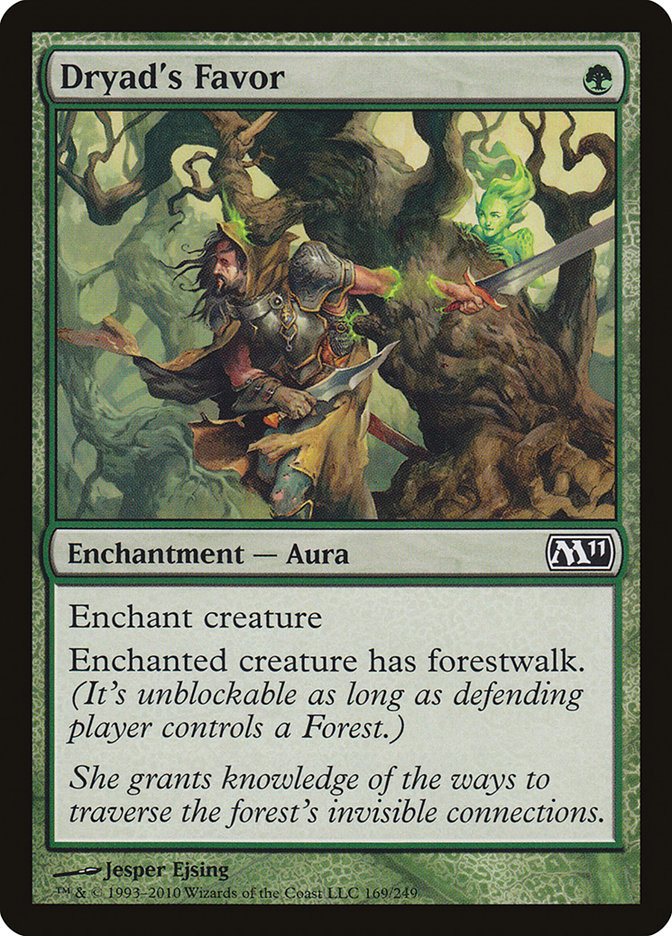 Dryad's Favor [Magic 2011] | Chromatic Games