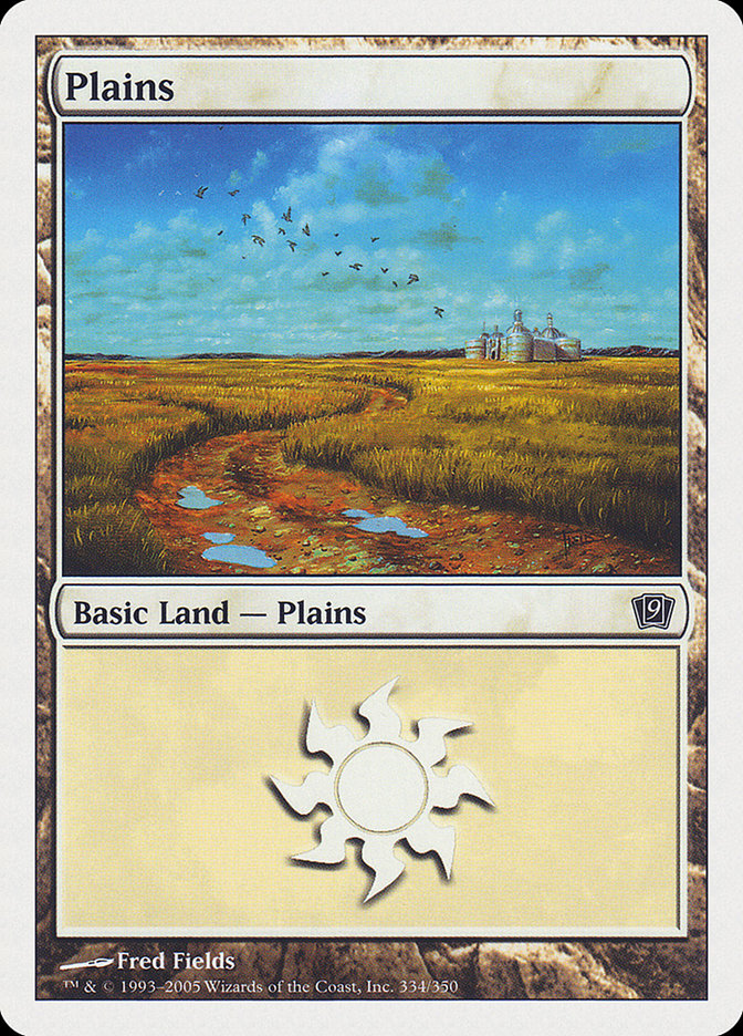 Plains (334) [Ninth Edition] | Chromatic Games