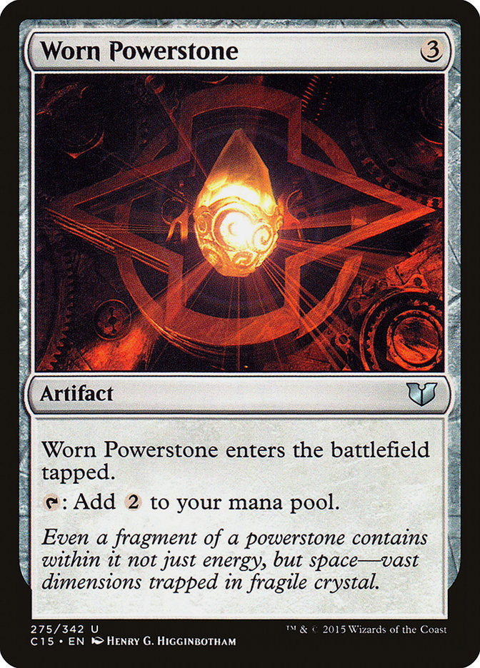 Worn Powerstone [Commander 2015] | Chromatic Games