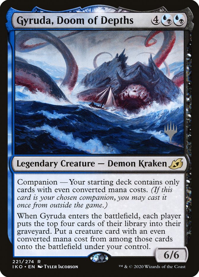 Gyruda, Doom of Depths (Promo Pack) [Ikoria: Lair of Behemoths Promos] | Chromatic Games