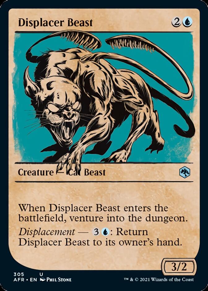 Displacer Beast (Showcase) [Dungeons & Dragons: Adventures in the Forgotten Realms] | Chromatic Games