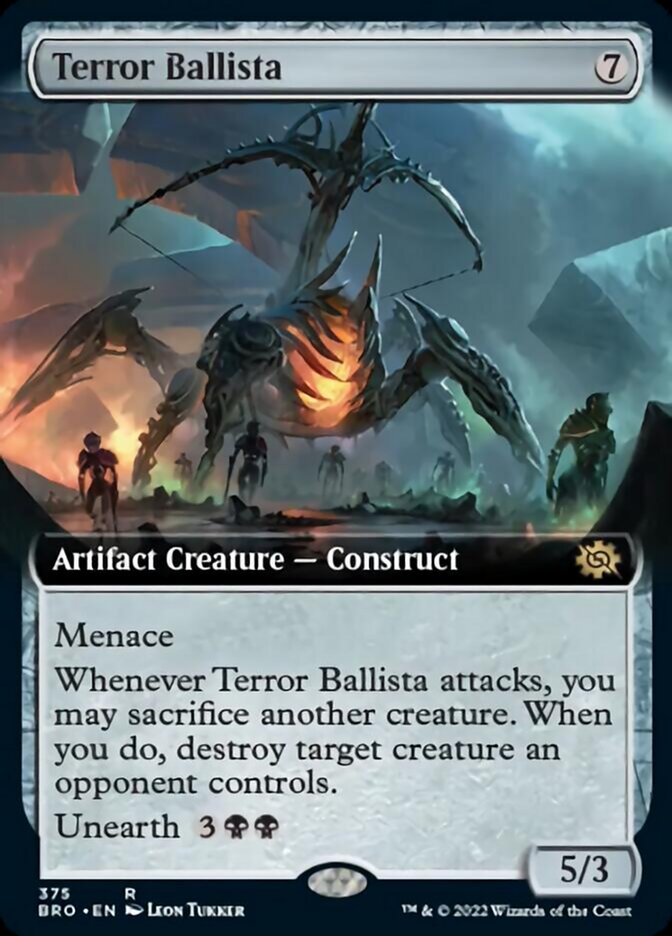 Terror Ballista (Extended Art) [The Brothers' War] | Chromatic Games