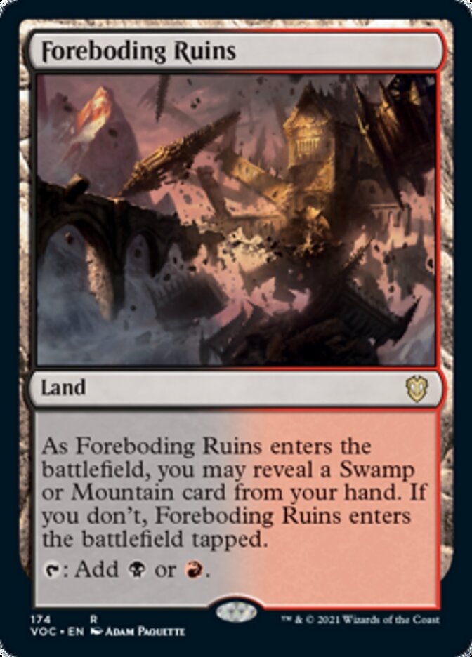 Foreboding Ruins [Innistrad: Crimson Vow Commander] | Chromatic Games