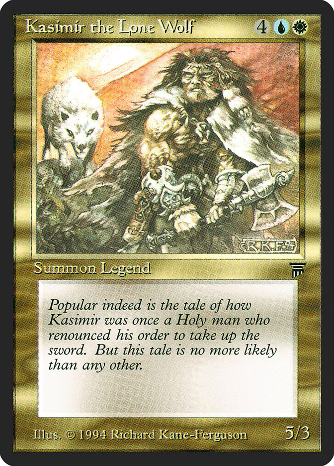 Kasimir the Lone Wolf [Legends] | Chromatic Games