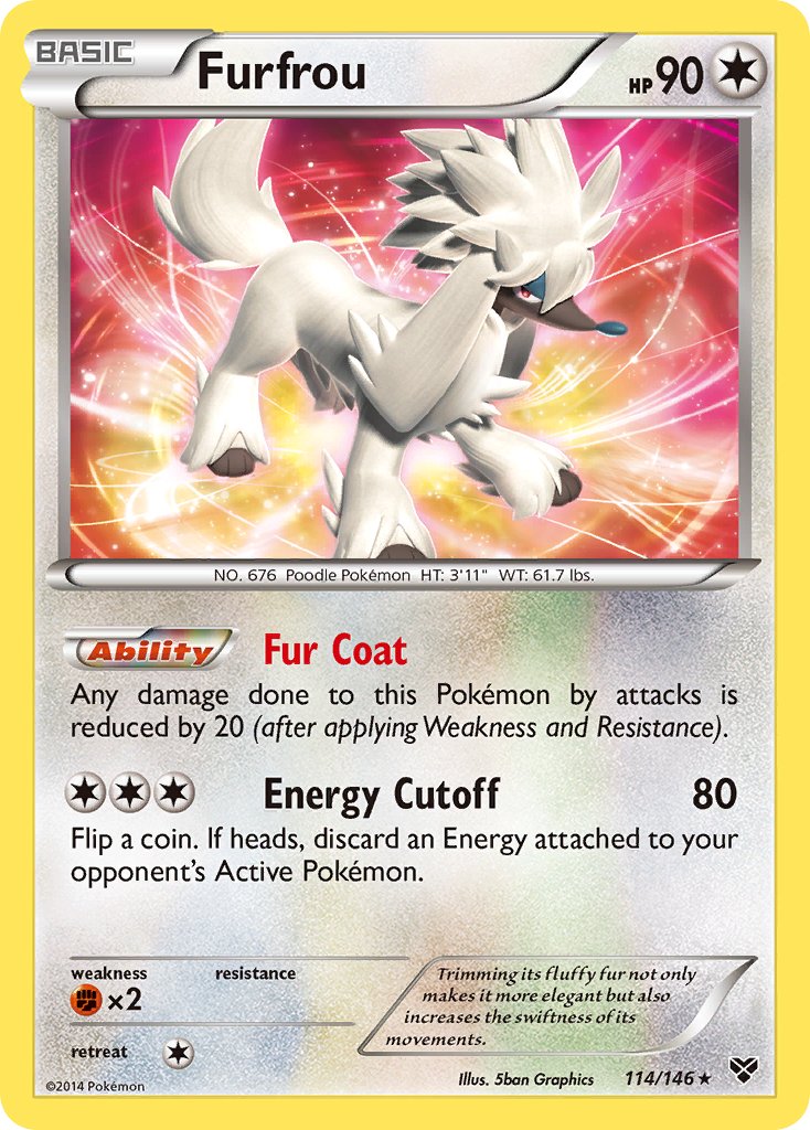 Furfrou (XY Base Set Cosmos Holo) [Blister Exclusives] | Chromatic Games