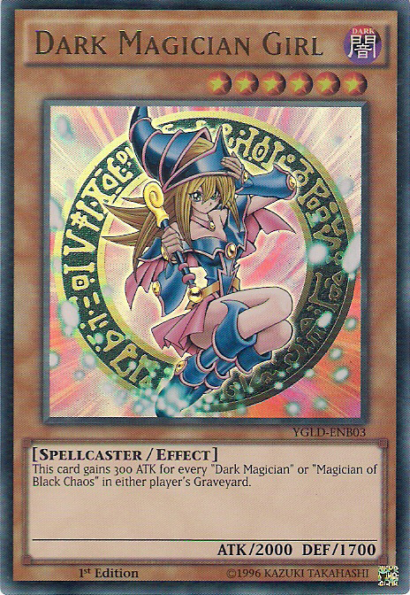 Dark Magician Girl (B) [YGLD-ENB03] Ultra Rare | Chromatic Games