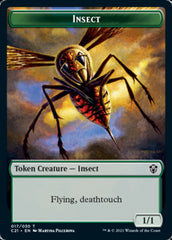 Beast (011) // Insect Double-Sided Token [Commander 2021 Tokens] | Chromatic Games