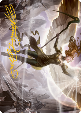 Sigarda's Splendor Art Card (Gold-Stamped Signature) [Innistrad: Midnight Hunt Art Series] | Chromatic Games