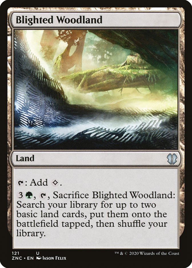 Blighted Woodland [Zendikar Rising Commander] | Chromatic Games