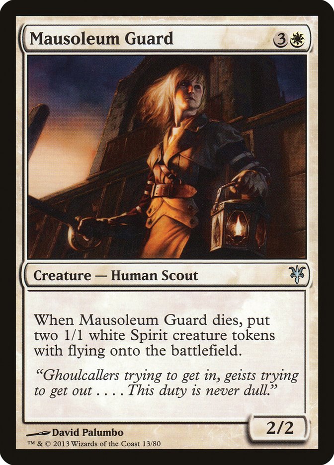 Mausoleum Guard [Duel Decks: Sorin vs. Tibalt] | Chromatic Games