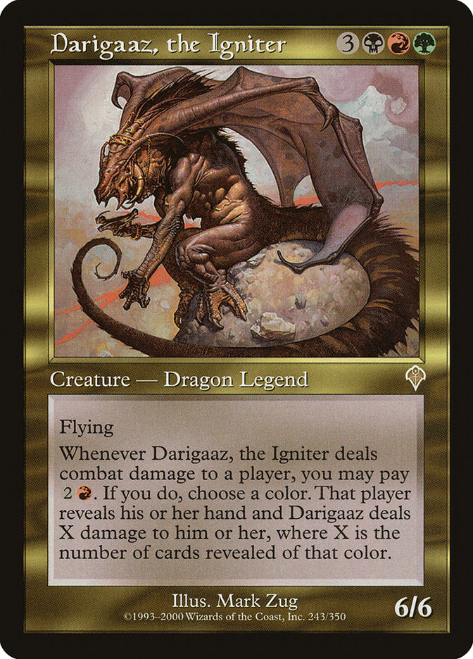 Darigaaz, the Igniter [Invasion] | Chromatic Games