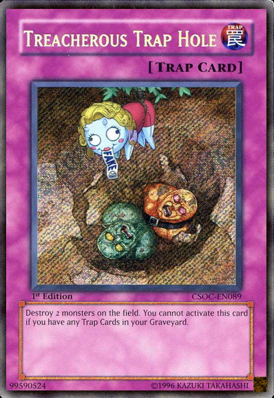 Treacherous Trap Hole [CSOC-EN089] Secret Rare | Chromatic Games