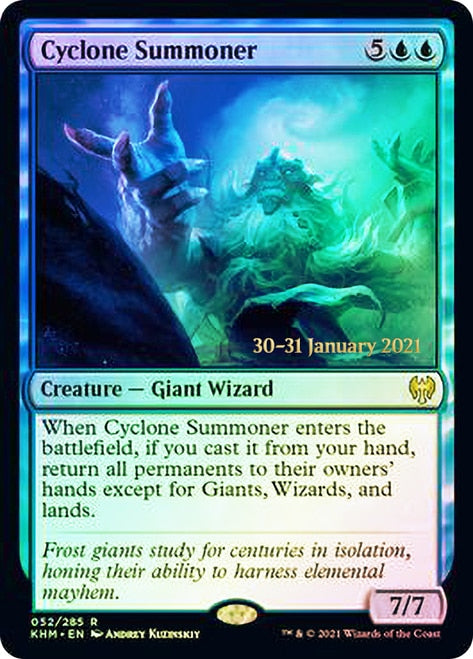 Cyclone Summoner [Kaldheim Prerelease Promos] | Chromatic Games