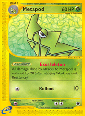 Metapod (87/165) [Expedition: Base Set] | Chromatic Games