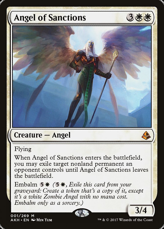 Angel of Sanctions [Amonkhet] | Chromatic Games