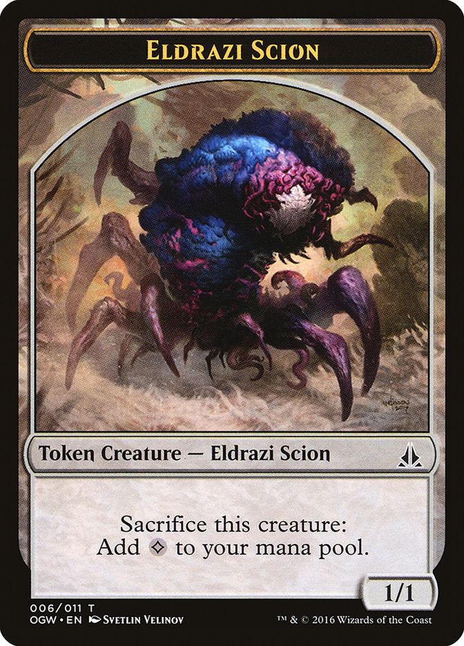 Eldrazi Scion Token (006/011) [Oath of the Gatewatch Tokens] | Chromatic Games