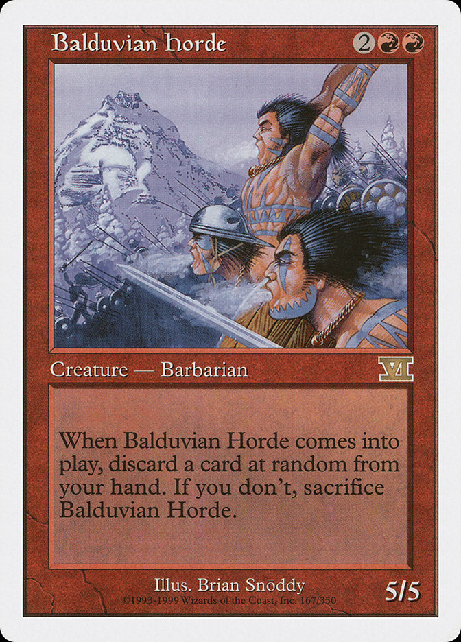 Balduvian Horde [Classic Sixth Edition] | Chromatic Games