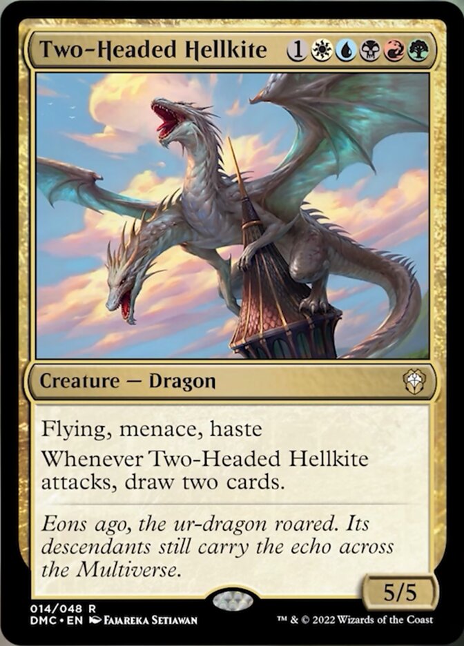 Two-Headed Hellkite [Dominaria United Commander] | Chromatic Games