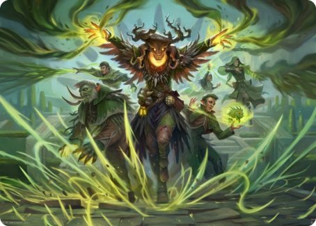 Witherbloom Command Art Card [Strixhaven: School of Mages Art Series] | Chromatic Games