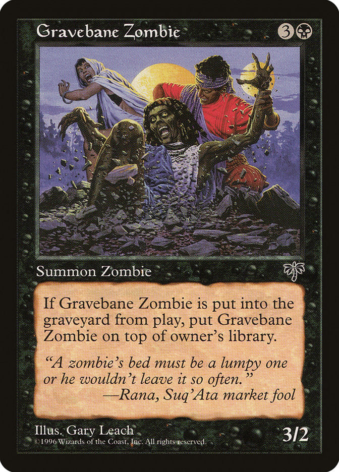 Gravebane Zombie [Mirage] | Chromatic Games