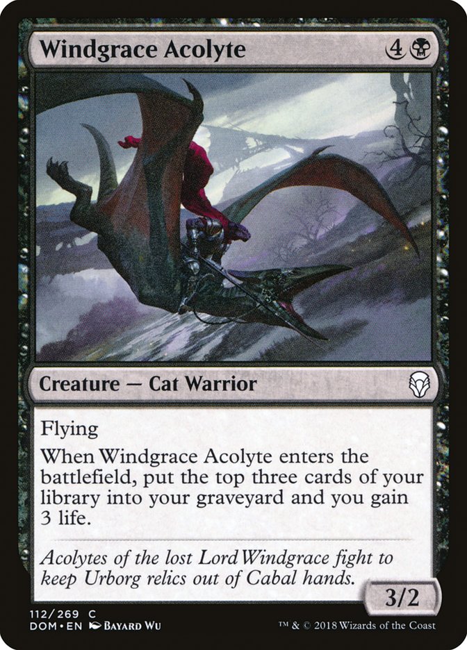 Windgrace Acolyte [Dominaria] | Chromatic Games