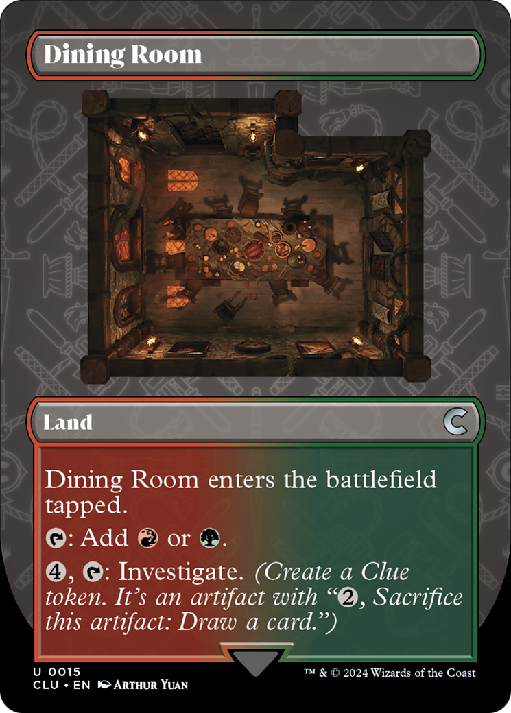 Dining Room (Borderless) [Ravnica: Clue Edition] | Chromatic Games