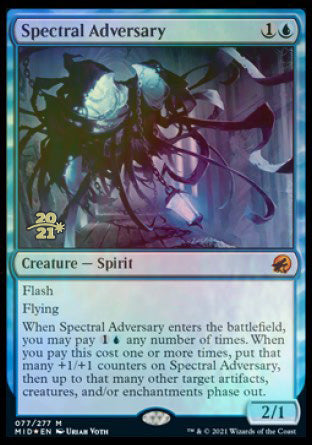 Spectral Adversary [Innistrad: Midnight Hunt Prerelease Promos] | Chromatic Games