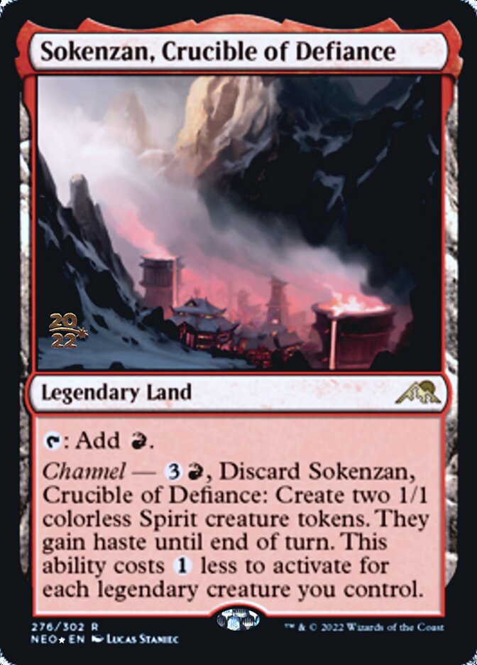 Sokenzan, Crucible of Defiance [Kamigawa: Neon Dynasty Prerelease Promos] | Chromatic Games