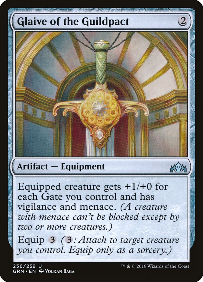 Glaive of the Guildpact [Guilds of Ravnica] | Chromatic Games