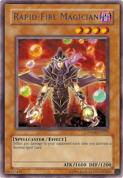 Rapid-Fire Magician [DR04-EN079] Rare | Chromatic Games