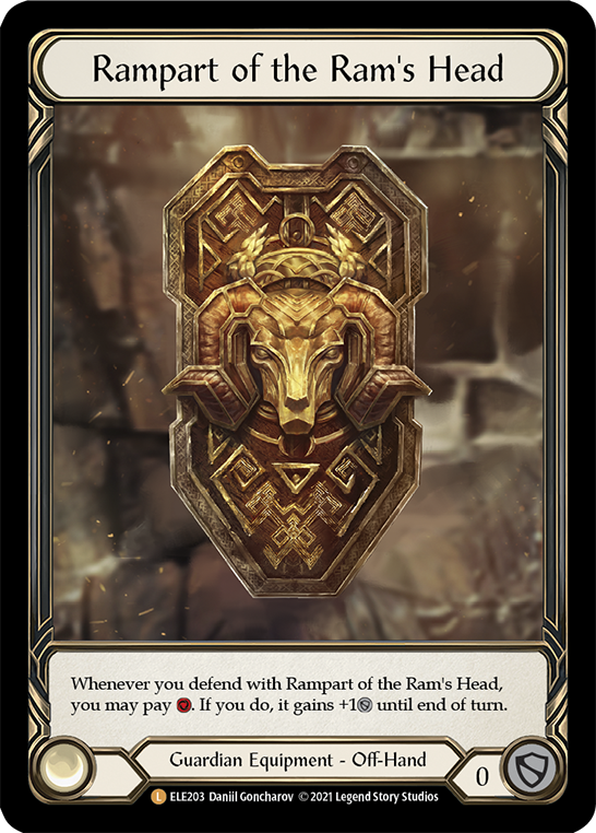 Rampart of the Ram's Head [ELE203] (Tales of Aria)  1st Edition Cold Foil | Chromatic Games