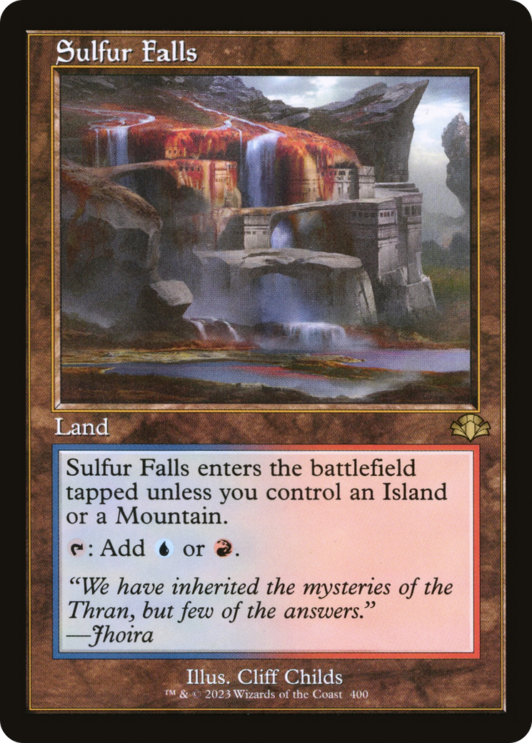 Sulfur Falls (Retro) [Dominaria Remastered] | Chromatic Games