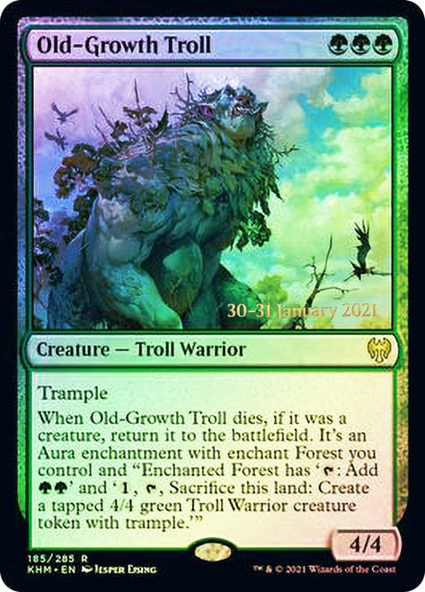 Old-Growth Troll [Kaldheim Prerelease Promos] | Chromatic Games