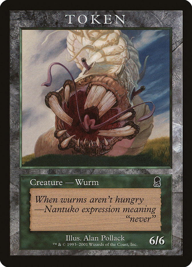 Wurm Token [Magic Player Rewards 2002] | Chromatic Games