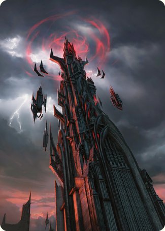 Barad-dur Art Card [The Lord of the Rings: Tales of Middle-earth Art Series] | Chromatic Games