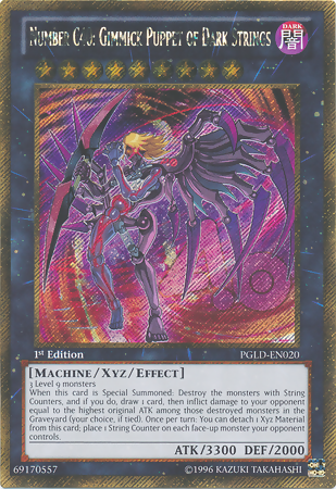 Number C40: Gimmick Puppet of Dark Strings [PGLD-EN020] Gold Secret Rare | Chromatic Games