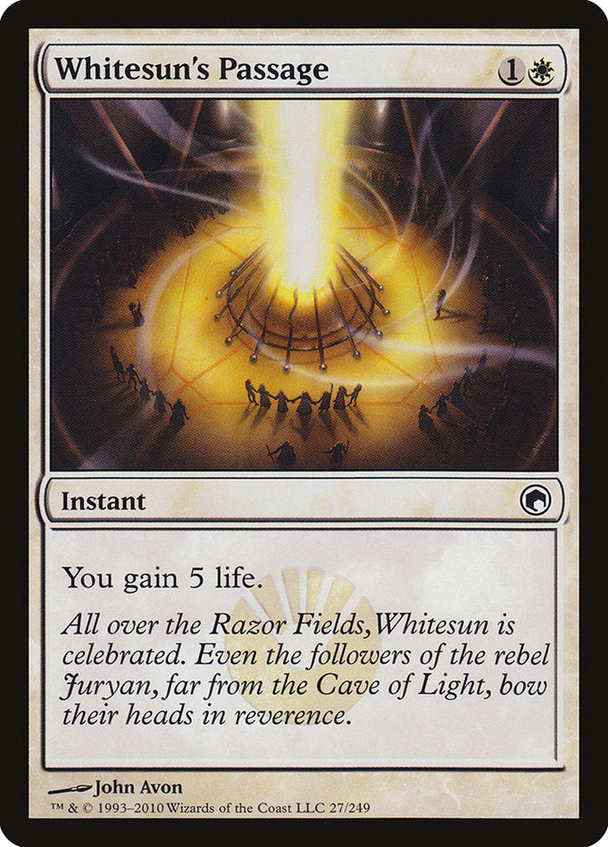 Whitesun's Passage [Scars of Mirrodin] | Chromatic Games