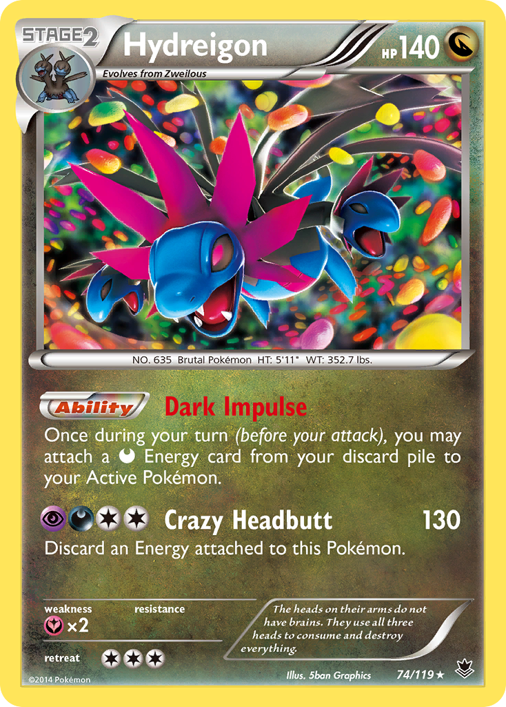 Hydreigon (74/119) [XY: Phantom Forces] | Chromatic Games