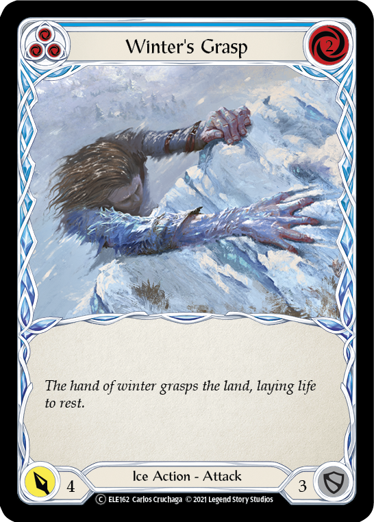 Winter's Grasp (Blue) [U-ELE162] (Tales of Aria Unlimited)  Unlimited Normal | Chromatic Games