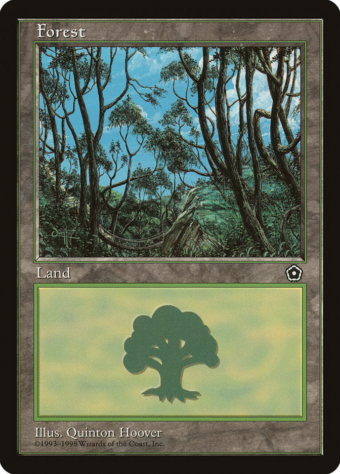 Forest (Signature on Left) [Portal Second Age] | Chromatic Games