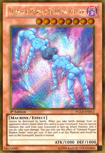 Gimmick Puppet Shadow Feeler [PGLD-EN012] Gold Secret Rare | Chromatic Games