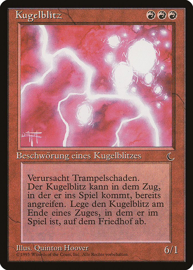 Ball Lightning (German) - "Kugelblitz" [Renaissance] | Chromatic Games