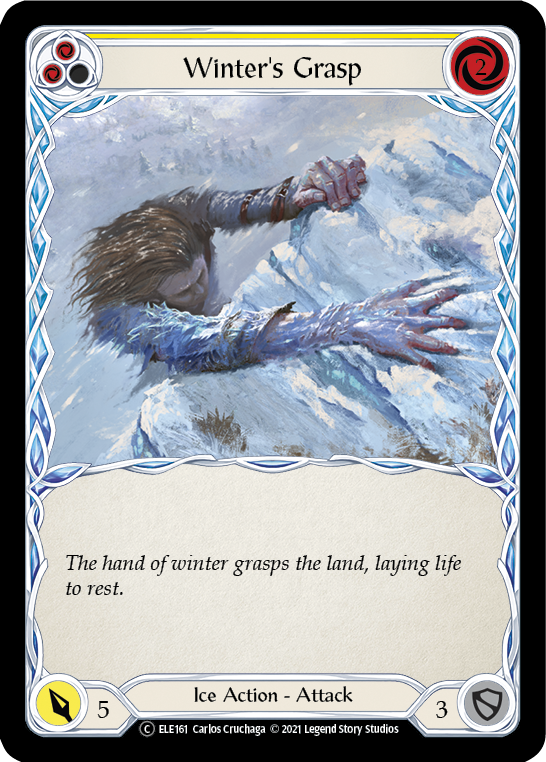 Winter's Grasp (Yellow) [U-ELE161] (Tales of Aria Unlimited)  Unlimited Normal | Chromatic Games