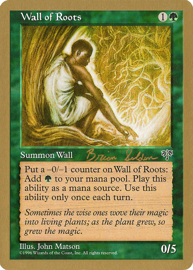 Wall of Roots (Brian Selden) [World Championship Decks 1998] | Chromatic Games