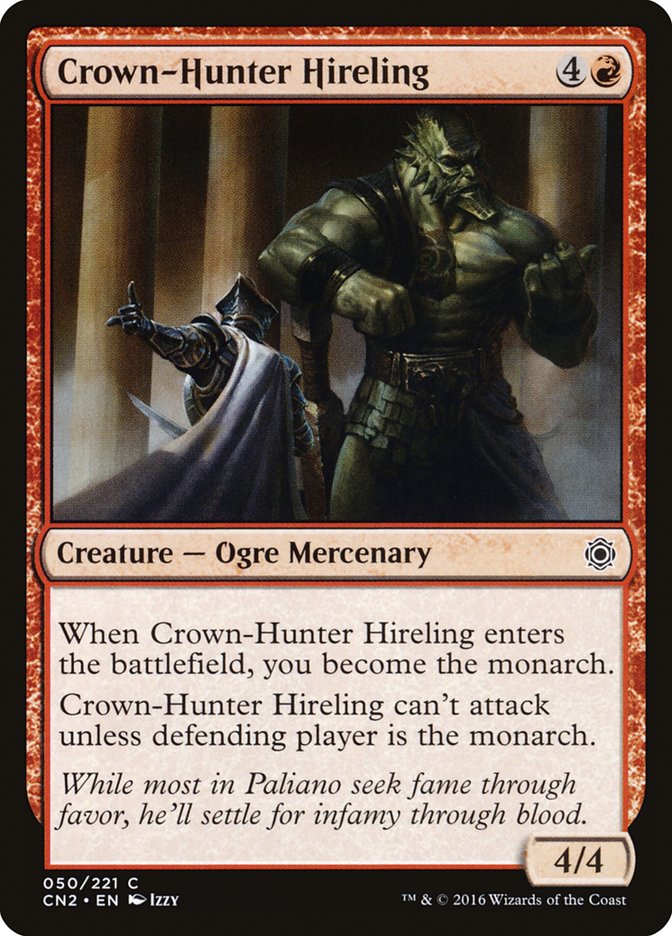 Crown-Hunter Hireling [Conspiracy: Take the Crown] | Chromatic Games